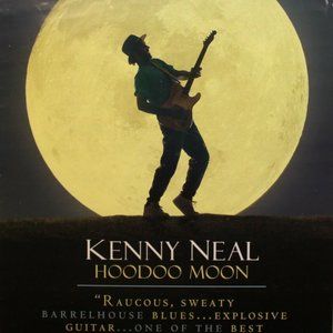kenny neal hoodoo moon 1994 blues promo poster - chicago guitar bloodline